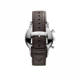  Shop Authentic Emporio Armani Classic Chronograph Brown Dial Brown Leather Strap Watch For Men - AR1734 - Luxxuri