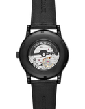  Shop Authentic Emporio Armani Meccanico Automatic Skeleton Dial Black Leather Strap Watch For Men - AR60008 - Luxxuri