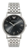  Shop Authentic Emporio Armani Kappa Black Dial Silver Steel Strap Watch For Men - AR11152 - Luxxuri