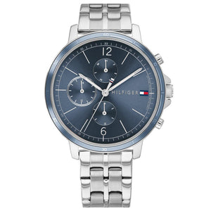  Shop Authentic Tommy Hilfiger Casual Quartz Blue Dial Silver Steel Strap Watch For Women - 1782188 - Luxxuri