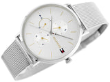  Shop Authentic Tommy Hilfiger Jenna Quartz Silver Dial Silver Mesh Bracelet Watch For Women - 1781942 - Luxxuri
