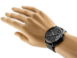  Shop Authentic Tommy Hilfiger Baker Chronograph Black Dial Black Leather Strap Watch For Men  - 1710452 - Luxxuri