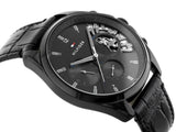  Shop Authentic Tommy Hilfiger Baker Chronograph Black Dial Black Leather Strap Watch For Men  - 1710452 - Luxxuri