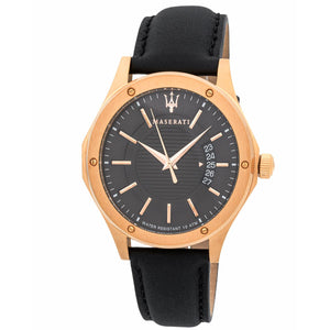  Shop Authentic Maserati Circuito Black Dial Black Leather Strap Watch For Men - R8851127001 - Luxxuri