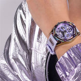  Shop Authentic Guess Queen Quartz Purple Dial Purple Silicone Strap Watch For Women - GW0536L4 - Luxxuri