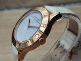  Shop Authentic Marc Jacobs Blade White Dial White Leather Strap Watch for Women - MBM1201 - Luxxuri