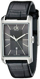  Shop Authentic Calvin Klein Window Black Dial Black Leather Strap Watch for Men - K2M23107 - Luxxuri