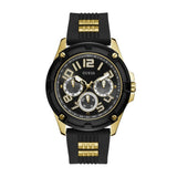 Shop Authentic Guess Delta Black Dial Black Rubber Strap Watch for Men - GW0051G2 - Luxxuri