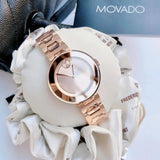  Shop Authentic Movado Bold Rose Gold Dial Rose Gold Steel Strap Watch for Women - 3600387 - Luxxuri