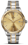  Shop Authentic Tudor Style Automatic Gold Dial Two Tone Steel Strap Watch for Men - M12713-0001 - Luxxuri
