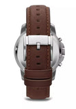  Shop Authentic Fossil Grant Chronograph White Dial Brown Leather Strap Watch for Men - FS4735 - Luxxuri