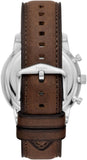  Shop Authentic Fossil Neutra Chronograph White Dial Brown Leather Strap Watch for Men - FS5380 - Luxxuri