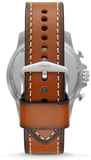  Shop Authentic Fossil Bowman Chronograph Blue Dial Brown Leather Strap Watch for Men - FS5602 - Luxxuri