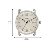  Shop Authentic Fossil The Commuter White Dial Brown Leather Strap Watch for Men - FS5275 - Luxxuri