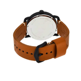  Shop Authentic Fossil Commuter Three Hand Date Black Dial Brown Leather Strap Watch for Men - FS5276 - Luxxuri