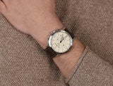  Shop Authentic Fossil Forrester Chronograph White Dial Brown Leather Strap Watch for Men - FS5696 - Luxxuri