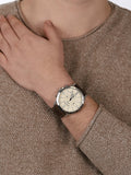  Shop Authentic Fossil Forrester Chronograph White Dial Brown Leather Strap Watch for Men - FS5696 - Luxxuri