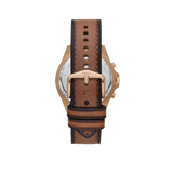  Shop Authentic Fossil Garrett Chronograph Brown Dial Brown Leather Strap Watch for Men - FS5867 - Luxxuri