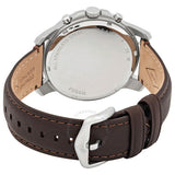  Shop Authentic Fossil Grant Chronograph White Dial Brown Leather Strap Watch for Men - FS4735 - Luxxuri