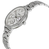  Shop Authentic Fossil Jacqueline Multi-Function Mother of Pearl Dial Silver Steel Strap Watch for Women - ES3755 - Luxxuri