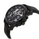  Shop Authentic Fossil Grant Automatic Black Dial Black Leather Strap Watch for Men - ME3028 - Luxxuri