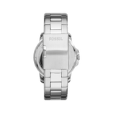 Shop Authentic Fossil Grant Skeleton Black Dial Silver Steel Strap Watch for Men - ME3055 - Luxxuri
