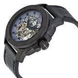  Shop Authentic Fossil Modern Machine Automatic Skeleton Grey Dial Black Steel Strap Watch for Men - ME3134 - Luxxuri