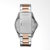 Shop Authentic Fossil Riley Multifunction Rose Gold Dial Two Tone Steel Strap Watch for Women - ES4145 - Luxxuri