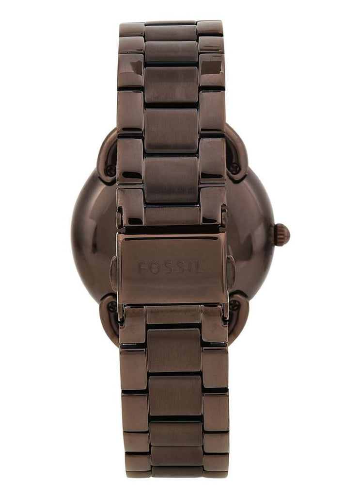  Shop Authentic Fossil Tailor Analog Brown Dial Brown Steel Strap Watch for Women - ES4258 - Luxxuri