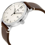  Shop Authentic Fossil The Commuter White Dial Brown Leather Strap Watch for Men - FS5275 - Luxxuri