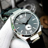  Shop Authentic Citizen Tsuyosa Automatic Grey Dial Black Leather Strap Watch for Men - NK5010-01H - Luxxuri