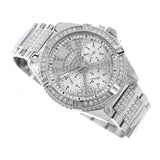  Shop Authentic Guess Frontier Diamonds Silver Dial Silver Steel Strap Watch For Women - W1156L1 - Luxxuri
