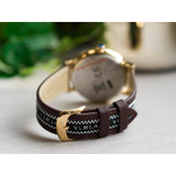  Shop Authentic Versace V-Circle Quartz Black Dial Brown Leather Strap Watch for Men - VEBQ01619 - Luxxuri