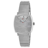  Shop Authentic Gucci Grip Quartz Silver Dial Silver Steel Strap Watch For Men - YA157501 - Luxxuri