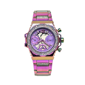 Shop Authentic Guess Fusion Chronograph Purple Dial Purple Steel Strap Watch for Women - GW0552L4 - Luxxuri