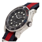  Shop Authentic Gucci Dive Black Dial Red & Blue Nylon Strap Watch For Men - YA136210 - Luxxuri
