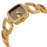  Shop Authentic Gucci G Gucci Sunbrushed Brown Dial Rose Gold Steel Strap Watch For Women - YA125511 - Luxxuri