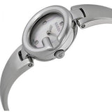  Shop Authentic Gucci Guccissima Diamonds Mother of Pearl Dial Silver Steel Strap Watch For Women - YA134504 - Luxxuri