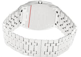  Shop Authentic Gucci 25H Quartz Silver Dial Silver Steel Strap Unisex Watch - YA163407 - Luxxuri