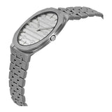  Shop Authentic Gucci 25H Quartz Silver Dial Silver Steel Strap Watch For Women - YA163402 - Luxxuri