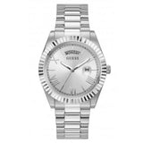  Shop Authentic Guess Connoisseur Silver Dial Silver Steel Strap Watch for Men - GW0265G6 - Luxxuri