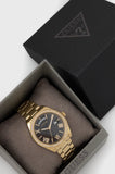  Shop Authentic Guess Luna Diamonds Black Dial Gold Steel Strap Watch for Women - GW0307L2 - Luxxuri