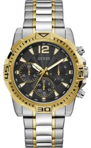  Shop Authentic Guess Commander Chronograph Black Dial Two Tone Steel Strap Watch for Men - GW0056G4 - Luxxuri