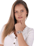  Shop Authentic Guess Raven Diamonds Rose Gold Dial White Silicone Strap Watch for Women - GW0105L3 - Luxxuri