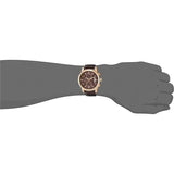  Shop Authentic Guess Exec Chronograph Brown Dial Brown Leather Strap Watch For Men - W0076G4 - Luxxuri
