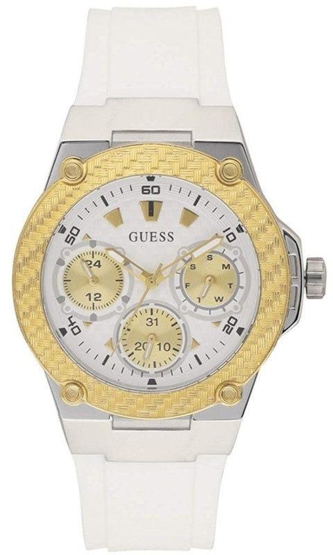  Shop Authentic Guess Zena Analog White Dial White Rubber Strap Watch For Women - W1094L1 - Luxxuri
