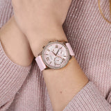  Shop Authentic Guess Solar Rose Gold Dial Pink Rubber Strap Watch For Women - W1135L2 - Luxxuri