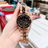  Shop Authentic Guess BFF Multifunction Black Dial Rose Gold Steel Strap Watch for Women - W0231L7 - Luxxuri