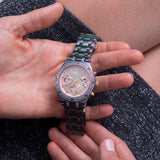  Shop Authentic Guess Heiress Multifunction Diamonds Purple Dial Purple Steel Strap Watch for Women - GW0440L3 - Luxxuri