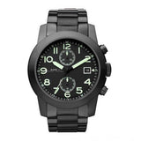  Shop Authentic Marc Jacobs Larry Chronograph Black Dial Black Steel Strap Watch for Men - MBM5032 - Luxxuri